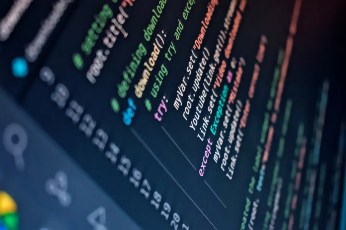 Close-up of exception-handling code on a screen, illustrating IllegalStateException: closed in an OkHttp interceptor